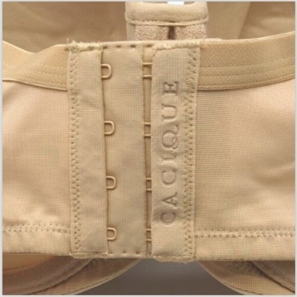 NEW! Lane Bryant Cacique Bra Smooth Satin Full Coverage U/W Size 50C Cafe Mocha - Picture 9 of 10